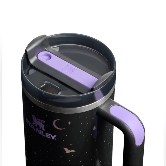 Stanley Halloween 40 0z Stainless Steel H2.0 Flowstate Quencher Tumbler BLACK - Picture 7 of 8